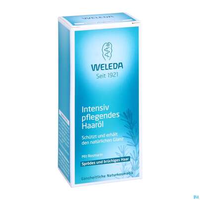 Sie sehen eine Packung Weleda Haaroel Intensiv Pflegend 50ml, Produktbild: 07 Weleda Haaroel Intensiv Pflegend 50ml, A-Nr.: 4115987 - 07