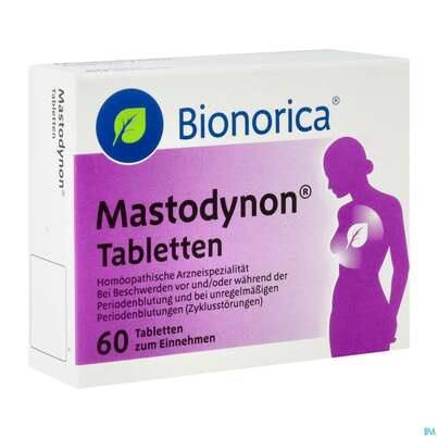 Sie sehen eine Packung MASTODYNON TBL, 60 Stück, Produktbild: 02 MASTODYNON TBL, 60 Stück, A-Nr.: 2447969 - 02