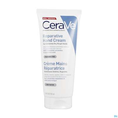 Sie sehen eine Packung CeraVe Regenerierende Handcreme, 100 Milliliter, Produktbild: 03 CeraVe Regenerierende Handcreme, 100 Milliliter, A-Nr.: 5381975 - 03