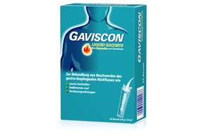 Gaviscon Liquid Mint Suspension, 24 Stück, A-Nr.: 4210622 - 01