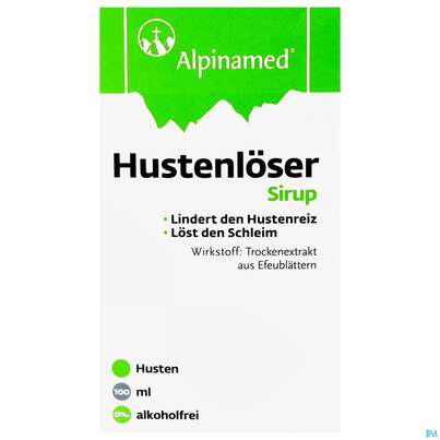 Sie sehen eine Packung ALPINAMED HU-LOES SIR, 100 Milliliter, Produktbild: 01 ALPINAMED HU-LOES SIR, 100 Milliliter, A-Nr.: 3519406 - 01