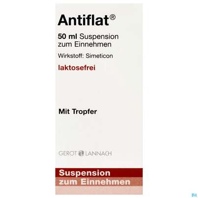 Sie sehen eine Packung ANTIFLAT TR, 50 Milliliter, Produktbild: 01 ANTIFLAT TR, 50 Milliliter, A-Nr.: 2462443 - 01