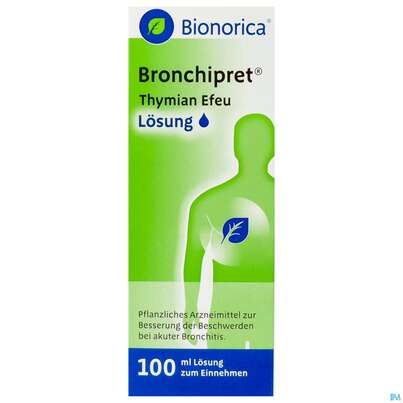 Sie sehen eine Packung Bronchipret Lösung Z Einnehmen Thymian Efeu 100ml, Produktbild: 01 Bronchipret Lösung Z Einnehmen Thymian Efeu 100ml, A-Nr.: 2447975 - 01