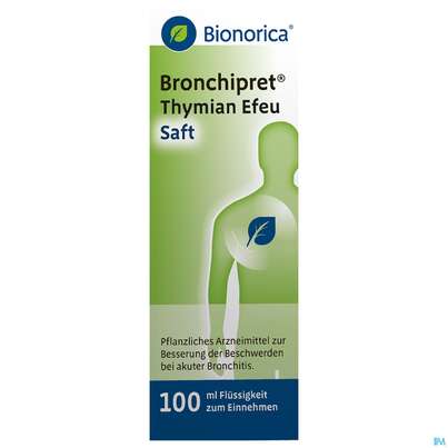 Sie sehen eine Packung BRONCHIPRET SFT, 100 Milliliter, Produktbild: 01 BRONCHIPRET SFT, 100 Milliliter, A-Nr.: 3540323 - 01