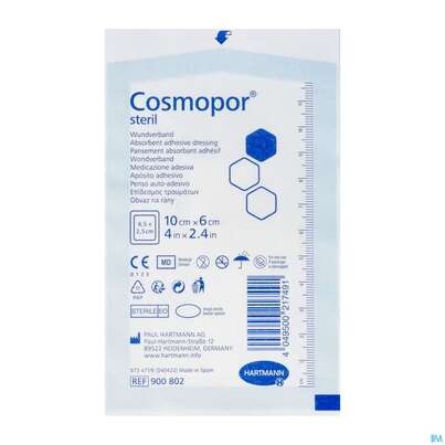 COSMOPOR WUNDVB 10X 6CM, 1 Stück, A-Nr.: 3012819 - 02