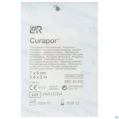 CURAPOR WUNDVB ST CHI 7X 5CM, 1 Stück, A-Nr.: 4534164 - 01