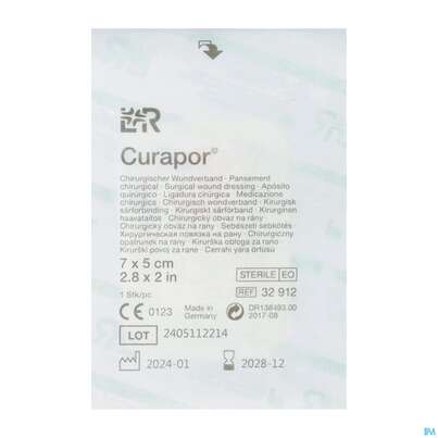 CURAPOR WUNDVB ST CHI 7X 5CM, 1 Stück, A-Nr.: 4534164 - 02