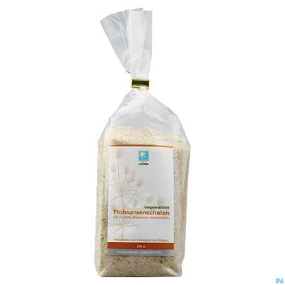Sie sehen eine Packung FLOHSAMENSCHAL GANZ, 200 Gramm, Produktbild: 01 FLOHSAMENSCHAL GANZ, 200 Gramm, A-Nr.: 1752446 - 01