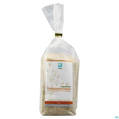 Sie sehen eine Packung FLOHSAMENSCHAL GANZ, 200 Gramm, Produktbild: 02 FLOHSAMENSCHAL GANZ, 200 Gramm, A-Nr.: 1752446 - 02