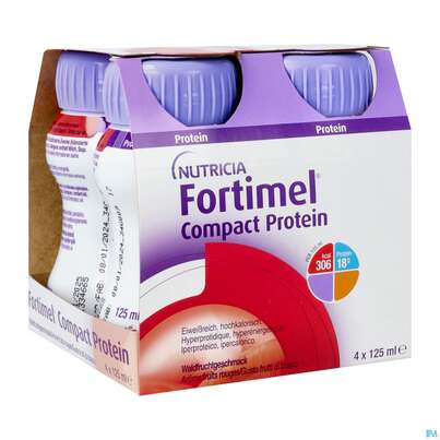 Sie sehen eine Packung FORTIMEL COMP PROT 125 WALDF, 4 Stück, Produktbild: 02 FORTIMEL COMP PROT 125 WALDF, 4 Stück, A-Nr.: 4337274 - 02