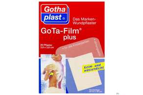 Wundpflaster Gota-film Wasserfest 3,8x 3,8cm 20st, A-Nr.: 3472975 - 01