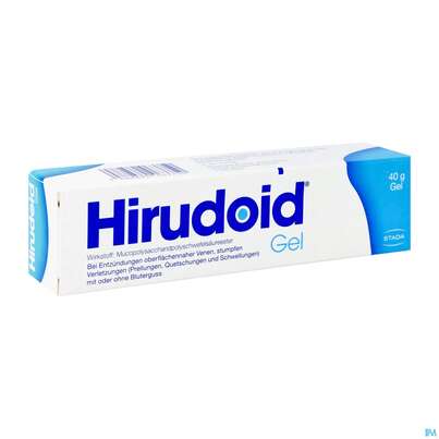 Sie sehen eine Packung Hirudoid Gel, 40 Gramm, Produktbild: 02 Hirudoid Gel, 40 Gramm, A-Nr.: 0063756 - 02