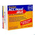 Sie sehen eine Packung HUSTEN ACC HEX BRTBL 600MG, 20 Stück, Produktbild: 02 HUSTEN ACC HEX BRTBL 600MG, 20 Stück, A-Nr.: 1346864 - 02