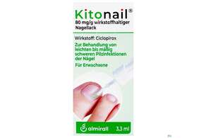 KITONAIL WIRKST.NAGELLACK, 3,3 Milliliter, A-Nr.: 3763684 - 01