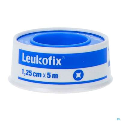 Sie sehen eine Packung LEUKOFIX 5MX 1,25CM, 1 Stück, Produktbild: 02 LEUKOFIX 5MX 1,25CM, 1 Stück, A-Nr.: 0451369 - 02