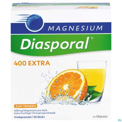 Magnesium-Diasporal® 400 EXTRA, Trinkgranulat, 20 Stück, A-Nr.: 3870799 - 01
