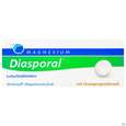 Sie sehen eine Packung Magnesium-Diasporal® 100, Lutschtabletten, 50 Stück, Produktbild: 01 Magnesium-Diasporal® 100, Lutschtabletten, 50 Stück, A-Nr.: 1306238 - 01