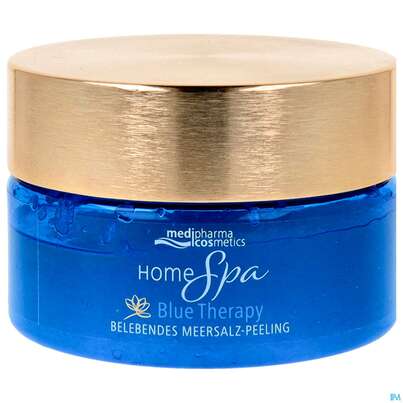 Sie sehen eine Packung Medipharma Cosmetics Home Spa Blue Therapy Meersalz-peeling 250g, Produktbild: 01 Medipharma Cosmetics Home Spa Blue Therapy Meersalz-peeling 250g, A-Nr.: 5775964 - 01