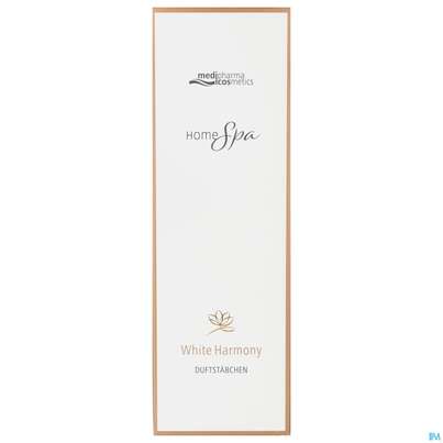 Sie sehen eine Packung Medipharma Cosmetics Home Spa White Harmony Raumduft 100ml, Produktbild: 01 Medipharma Cosmetics Home Spa White Harmony Raumduft 100ml, A-Nr.: 5775987 - 01