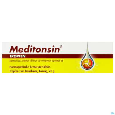 Sie sehen eine Packung Meditonsin Tropfen 70g, Produktbild: 01 Meditonsin Tropfen 70g, A-Nr.: 1337003 - 01