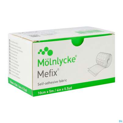 Sie sehen eine Packung Fixierverband Mefix 5mx 10cm 1st, Produktbild: 02 Fixierverband Mefix 5mx 10cm 1st, A-Nr.: 3322678 - 02