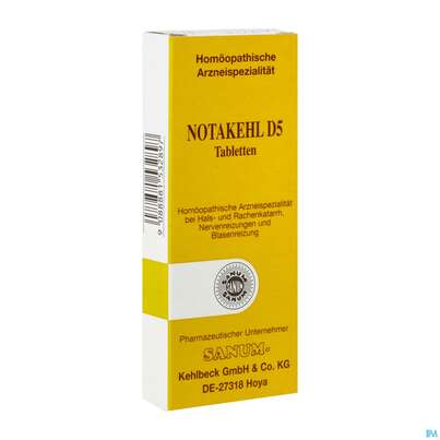 Sie sehen eine Packung NOTAKEHL D 5 TBL, 20 Stück, Produktbild: 02 NOTAKEHL D 5 TBL, 20 Stück, A-Nr.: 1532897 - 02