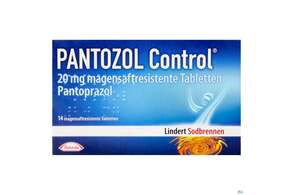 Pantozol Control® 20 mg magensaftresistente Tabletten, 14 Stück, A-Nr.: 3544781 - 01