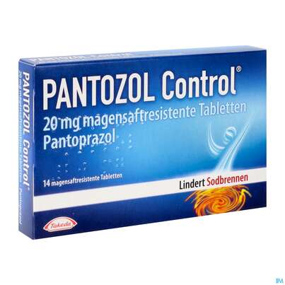Pantozol Control® 20 mg magensaftresistente Tabletten, 14 Stück, A-Nr.: 3544781 - 02