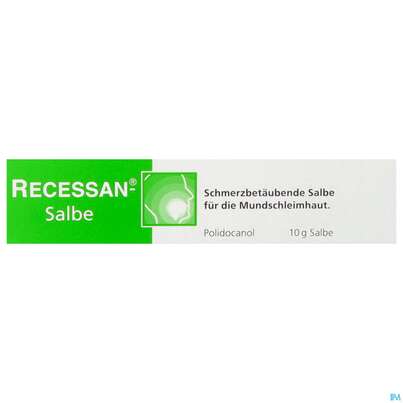 Sie sehen eine Packung RECESSAN SLB, 10 Gramm, Produktbild: 01 RECESSAN SLB, 10 Gramm, A-Nr.: 3765909 - 01
