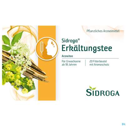 Sidroga Erkältungstee, 20 Stück, A-Nr.: 1287363 - 02