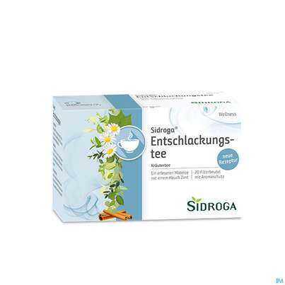 Sie sehen eine Packung Sidroga Entschlackungstee, 20 Stück, Produktbild: 02 Sidroga Entschlackungstee, 20 Stück, A-Nr.: 3051877 - 02