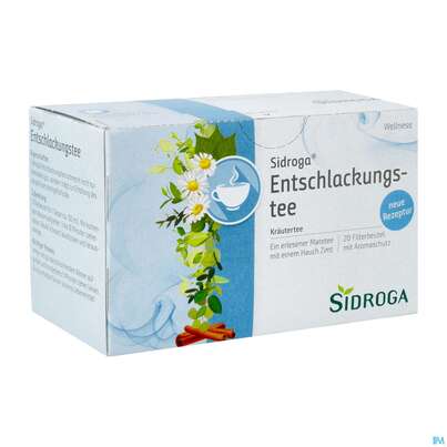Sie sehen eine Packung Sidroga Entschlackungstee, 20 Stück, Produktbild: 03 Sidroga Entschlackungstee, 20 Stück, A-Nr.: 3051877 - 03