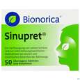 Sie sehen eine Packung SINUPRET DRG, 50 Stück, Produktbild: 01 SINUPRET DRG, 50 Stück, A-Nr.: 1343446 - 01