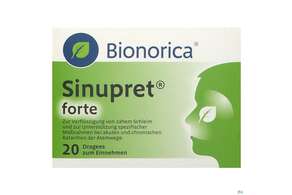 SINUPRET DRG FTE, 20 Stück, A-Nr.: 1343452 - 01