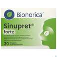 Sie sehen eine Packung SINUPRET DRG FTE, 20 Stück, Produktbild: 01 SINUPRET DRG FTE, 20 Stück, A-Nr.: 1343452 - 01