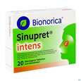 Sie sehen eine Packung SINUPRET INTENS UEBERZ.TBL, 20 Stück, Produktbild: 03 SINUPRET INTENS UEBERZ.TBL, 20 Stück, A-Nr.: 4206514 - 03