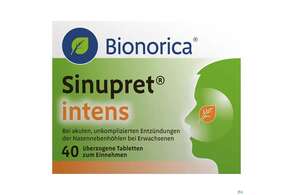 Sinupret Intens Ueberzogene Tabl 40st, A-Nr.: 4218919 - 01