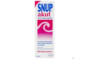 SNUP AKUT NASENSPRAY 0,1%, 15 Milliliter, A-Nr.: 3900750 - 01