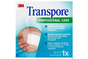 3M Transpore Refill 25 mm x 5 m, 1 Stück, A-Nr.: 0201253 - 01
