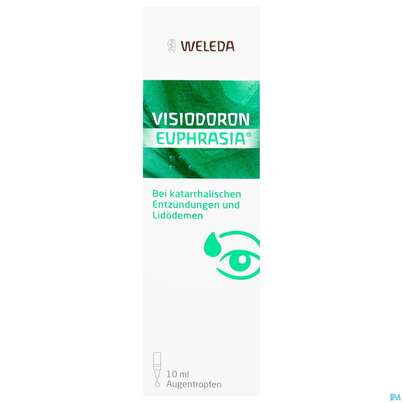 Sie sehen eine Packung VISIODORON EUPHRAS.AU-TR, 10 Milliliter, Produktbild: 01 VISIODORON EUPHRAS.AU-TR, 10 Milliliter, A-Nr.: 0553012 - 01