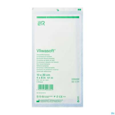 Sie sehen eine Packung VLIESK VLIWAS.6F ST 10X20, 2 Stück, Produktbild: 02 VLIESK VLIWAS.6F ST 10X20, 2 Stück, A-Nr.: 1372778 - 02