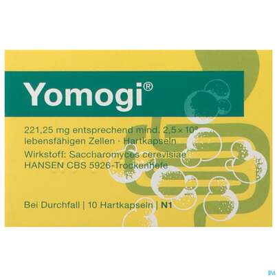Sie sehen eine Packung YOMOGI KPS, 10 Stück, Produktbild: 01 YOMOGI KPS, 10 Stück, A-Nr.: 2450026 - 01