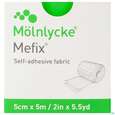 Sie sehen eine Packung Fixierverband Mefix 5mx 5cm 1st, Produktbild: 01 Fixierverband Mefix 5mx 5cm 1st, A-Nr.: 3322661 - 01
