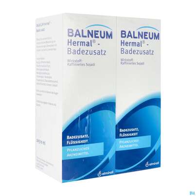 Sie sehen eine Packung Balneum-hermal Badezusatz Bp2x5 1000ml, Produktbild: 02 Balneum-hermal Badezusatz Bp2x5 1000ml, A-Nr.: 3539739 - 02