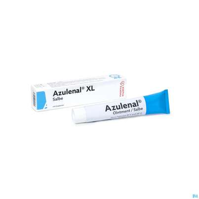 Sie sehen eine Packung Azulenal Salbe 20g, Produktbild: 04 Azulenal Salbe 20g, A-Nr.: 0005546 - 04