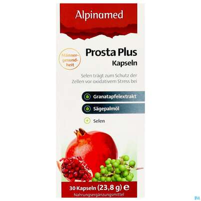 Sie sehen eine Packung ALPINAMED PROSTA PLUS KPS, 30 Stück, Produktbild: 01 ALPINAMED PROSTA PLUS KPS, 30 Stück, A-Nr.: 4075354 - 01