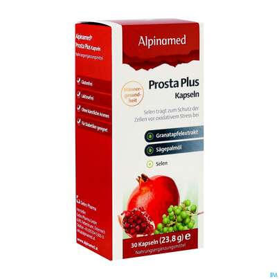 Sie sehen eine Packung ALPINAMED PROSTA PLUS KPS, 30 Stück, Produktbild: 02 ALPINAMED PROSTA PLUS KPS, 30 Stück, A-Nr.: 4075354 - 02