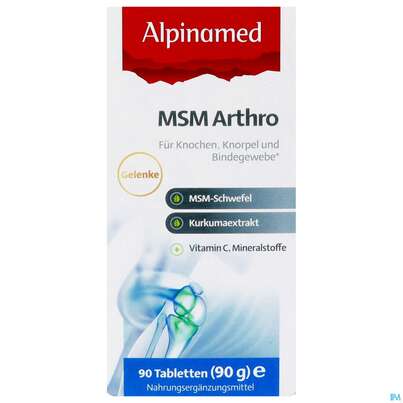 ALPINAMED MSM ARTHRO TBL, 90 Stück, A-Nr.: 5097458 - 01