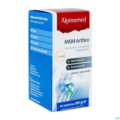 ALPINAMED MSM ARTHRO TBL, 90 Stück, A-Nr.: 5097458 - 02