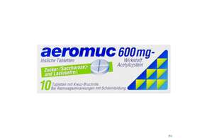 AEROMUC TBL LSL 600MG, 10 Stück, A-Nr.: 1284962 - 01